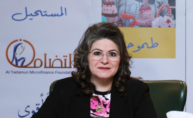 ريهام فاروق الرئيس التنفيذي لمؤسسة التضامن للتمويل الأصغر